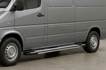 Volkswagen LT 1995–2006 Bočné nášľapy Rainbow (2 ks, hliník) fotografia 1