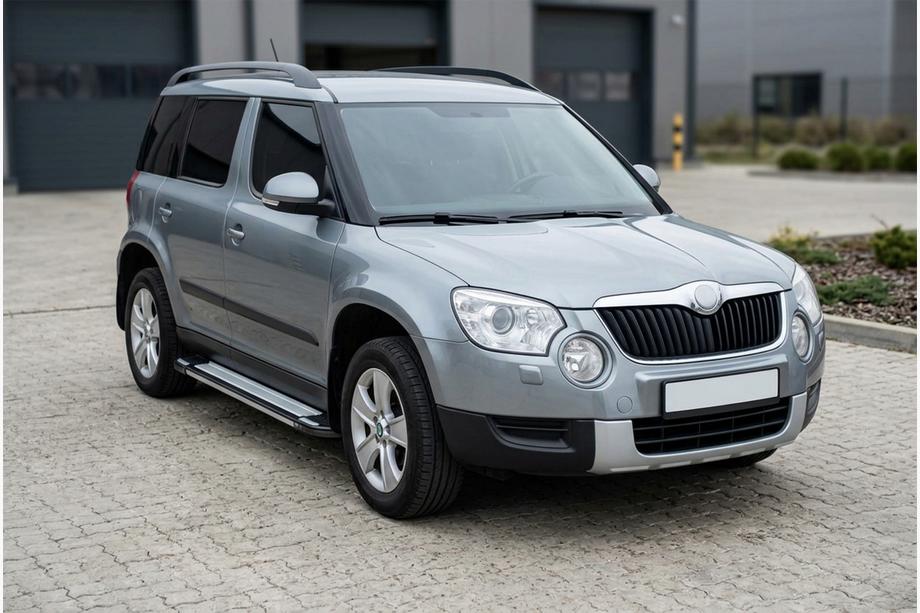 Skoda Yeti 2009–2017 Bočné prahy Rainbow (2 ks, hliník) Image