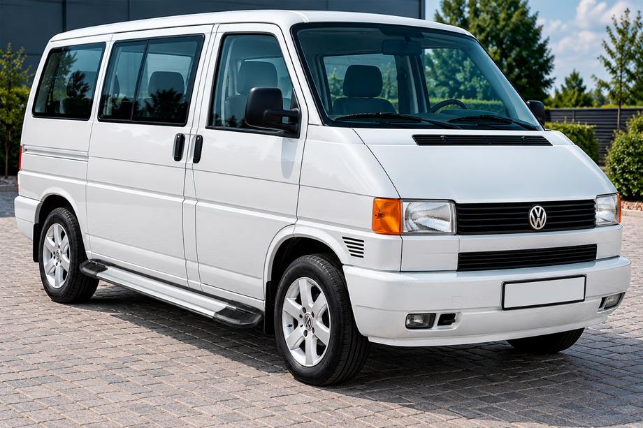 Volkswagen T4 Caravelle/Multivan 1990–2003 Bočné nášľapy Rainbow (2 ks, hliník) Image