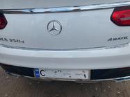 Mercedes GLE kupé C292 2015–2019 Chrómová lišta na zadný nárazník (OEM) fotografia 3