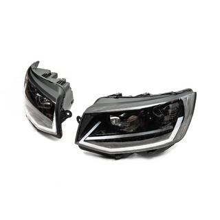 Predné svetlomety s LED svetlami Black (2015-2019, 2 ks) Volkswagen T6 2015–2024 fotografia 4