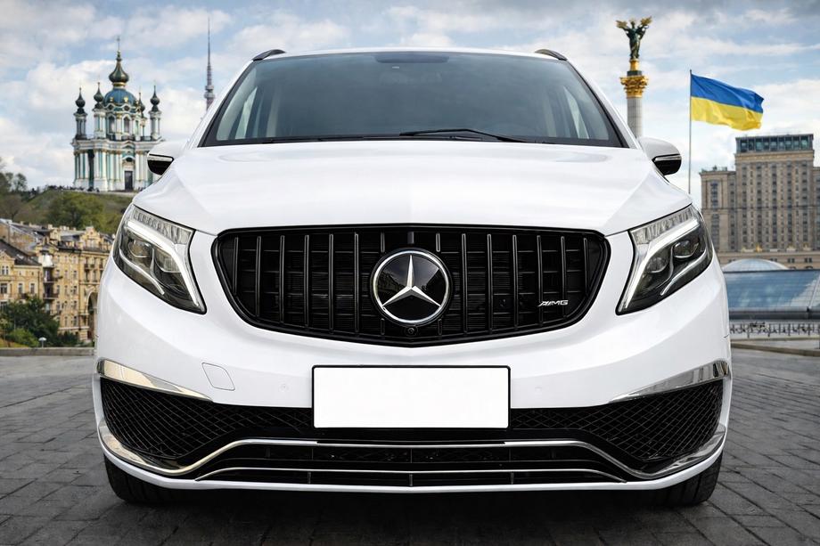 Mercedes Vito/V-trieda W447 2014– Predná maska chladiča GT Panamericana Black (2014-2019 pre V-class) Image