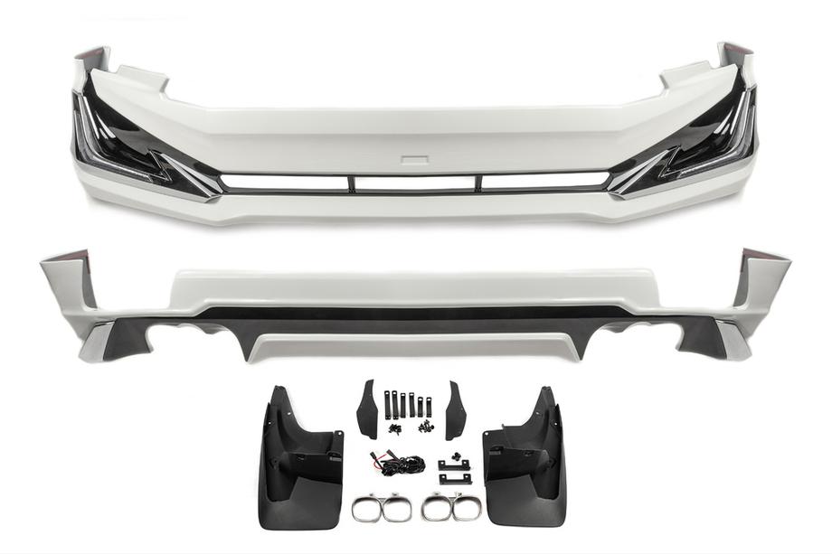 Toyota Land Cruiser Prado 150 2009–2023 Nástavce predného a zadného nárazníka Modelista V3-LED (2017-) Image
