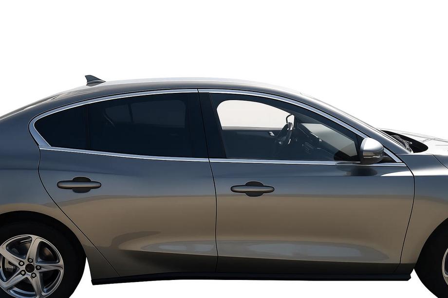 Ford Focus IV 2018– Horné chrómové lišty okien OmsaLine HB, SD (4 ks, nerez) Image