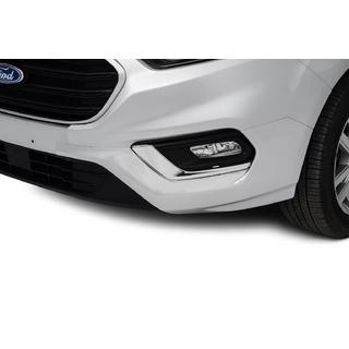Chrómové kryty hmloviek 2018+ (2 ks, nerez) Ford Custom 2013–2022 fotografia 1