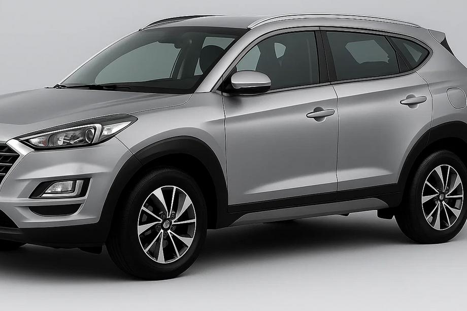 Hyundai Tucson TL 2016–2021 Ozdobné lišty na okenné lišty OmsaLine (14 ks, nerez) čierny chróm Fotografia 1