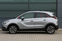Opel Crossland X 2017–2024 Spodné okenné lišty (8 ks, nerez) Carmos - turecká oceľ fotografia 1