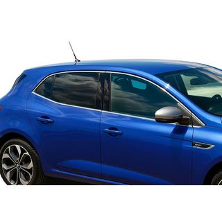 Kompletné chrómové lišty okien (HB, 12 ks, nerez) Renault Megane IV 2016–2025 fotografia 1