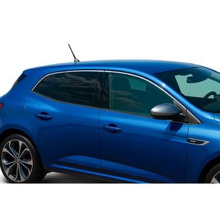 Horné lišty okien (HB, 6 ks, nerez) Renault Megane IV 2016–2025 fotografia 1