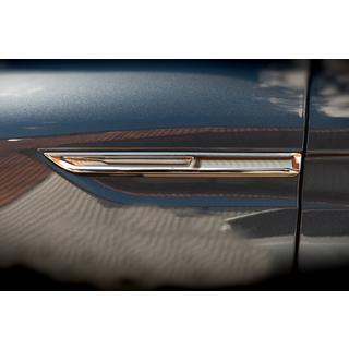 Kryty smeroviek 2016-2020 (2 ks, nerez) Renault Megane IV 2016–2025 fotografia 2