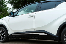 Toyota C-HR 2016–2023 OmsaLine bočné lišty dverí (4 ks, nerez) fotografia 1