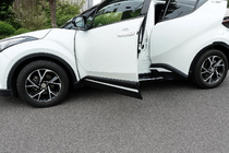 Toyota C-HR 2016–2023 OmsaLine bočné lišty dverí (4 ks, nerez) fotografia 3