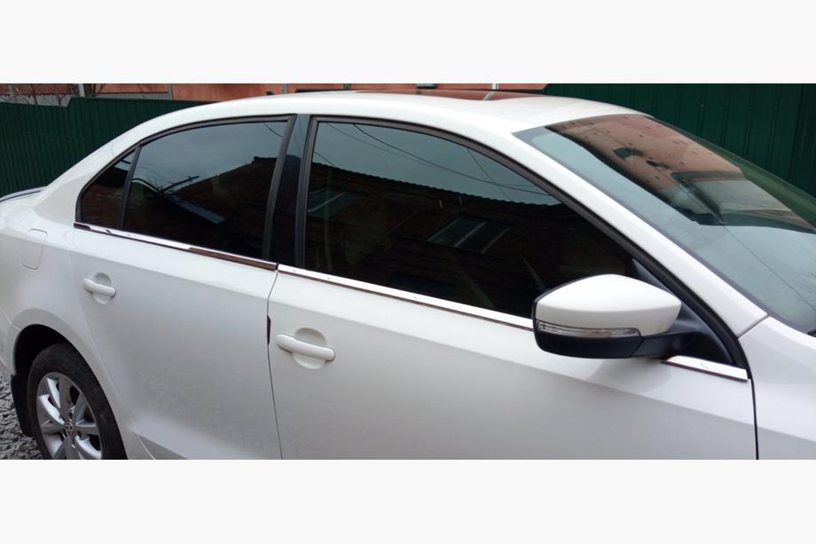 Volkswagen Jetta 2011–2018 Spodné okenné lišty (6 ks, nerez) Carmos - turecká oceľ Image