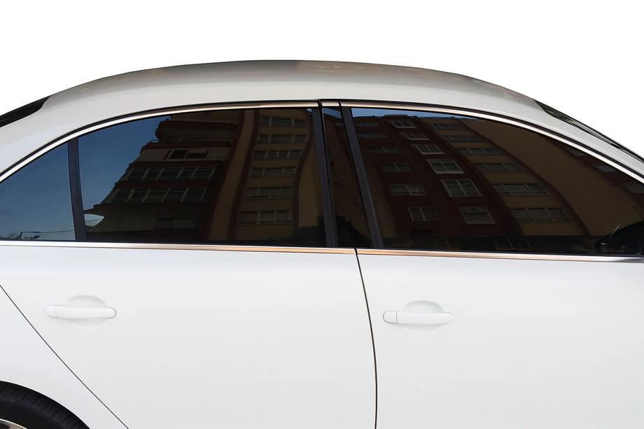 Volkswagen Jetta 2011–2018 Kompletné okenné lišty (12 ks, nerez) Fotografia 3
