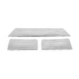 Lesklé nerezové kryty prahov OmsaLine Volkswagen T6 2015–2024 fotografia 2