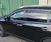 Nissan X-trail T32/Rogue 2014–2021 Okenné deflektory vetra s chrómovou lištou (4 ks, Niken) fotografia 1