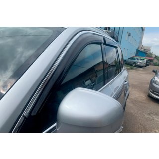 Okenné deflektory s chrómovou lištou (4 ks, HIC) Volvo XC90 2015– fotografia 2