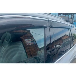Okenné deflektory s chrómovou lištou (4 ks, HIC) Volvo XC90 2015– fotografia 3