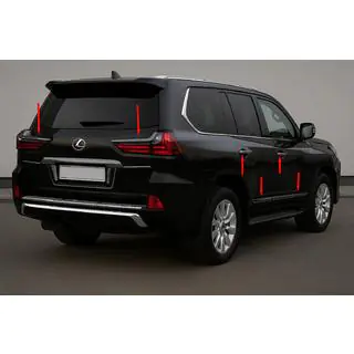 Bodykit BlackEdition (pre TRD 2016+) Lexus LX570/450d 2008–2022 fotografia 2
