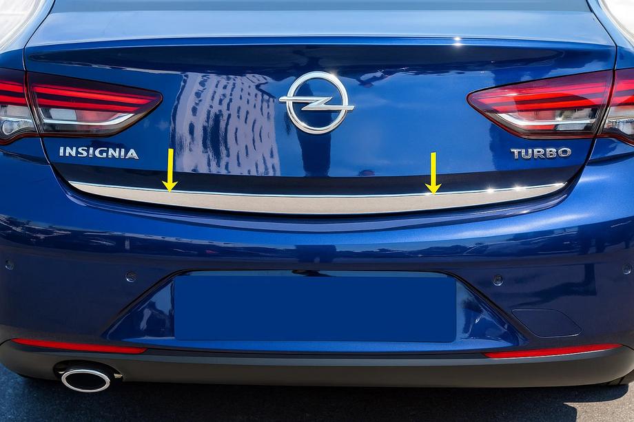 Opel Insignia 2017–2022 Nerezová ochranná lišta hrany kufra (1 ks) Image
