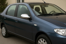 Fiat Albea 2002–2012 Kryty spätných zrkadiel (2011↗, 2 ks, plast) Carmos - ABS plast fotografia 2