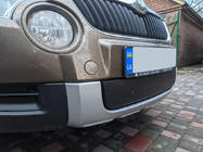 Skoda Yeti 2009–2017 Zimná clona na masku chladiča (spodná, 2009-2013) fotografia 3