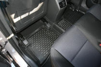 Hyundai Tucson TL 2016–2021 Gumové 3D rohože do interiéru (4 ks, Novline) fotografia 4