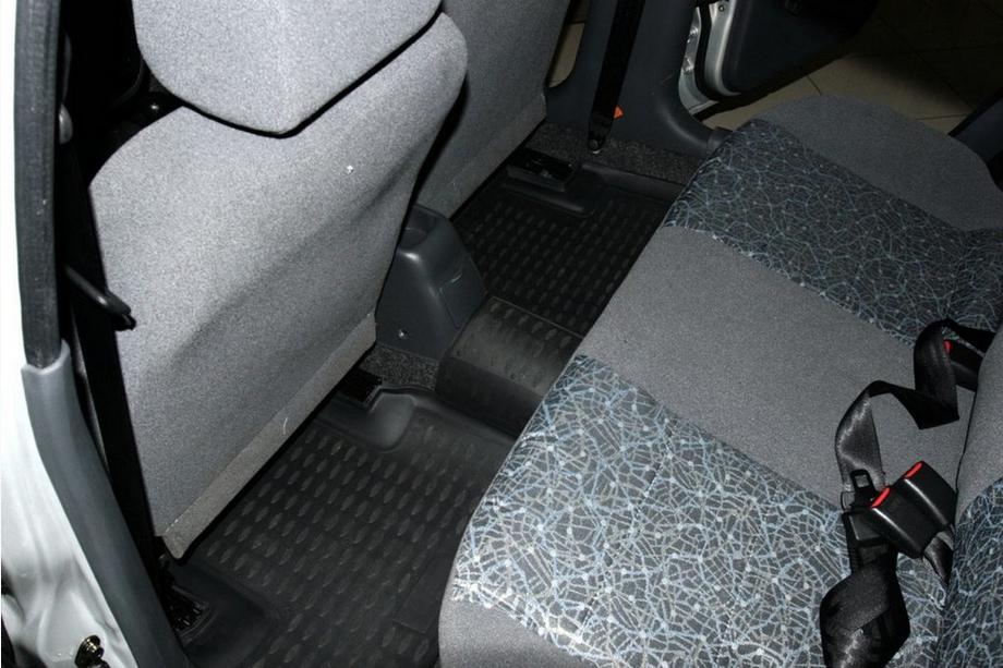 Chevrolet Lanos 1998–2017 Gumové autokoberce do interiéru (4 ks, Novline) Fotografia 3