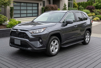 Toyota Rav 4 2019–2025 Bočné nášľapy Bosphore Black (2 ks, hliník) fotografia 1