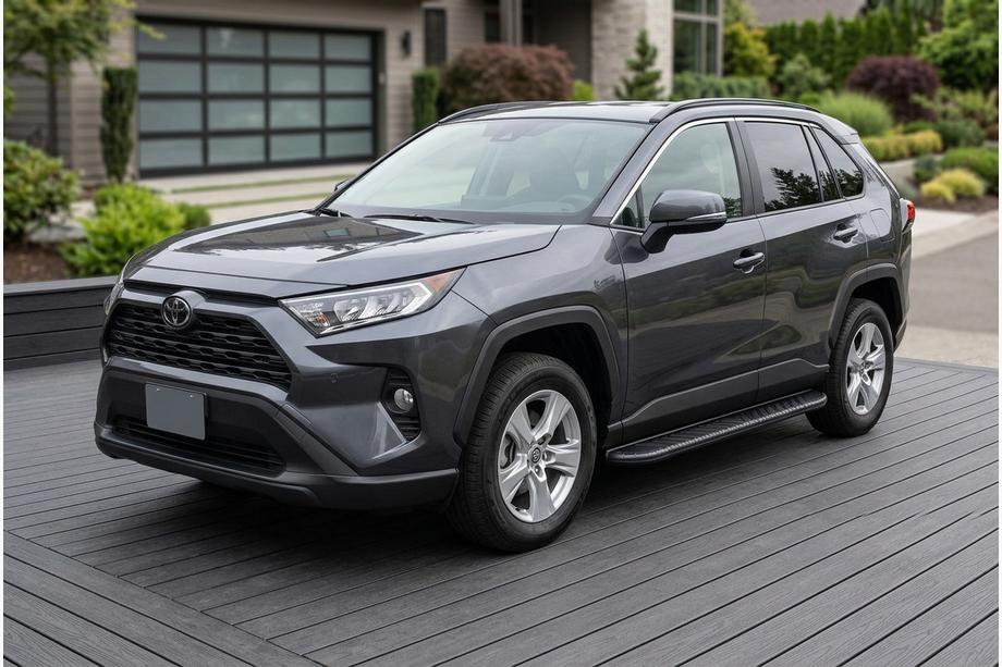 Toyota Rav 4 2019–2025 Bočné nášľapy Bosphore Black (2 ks, hliník) Image