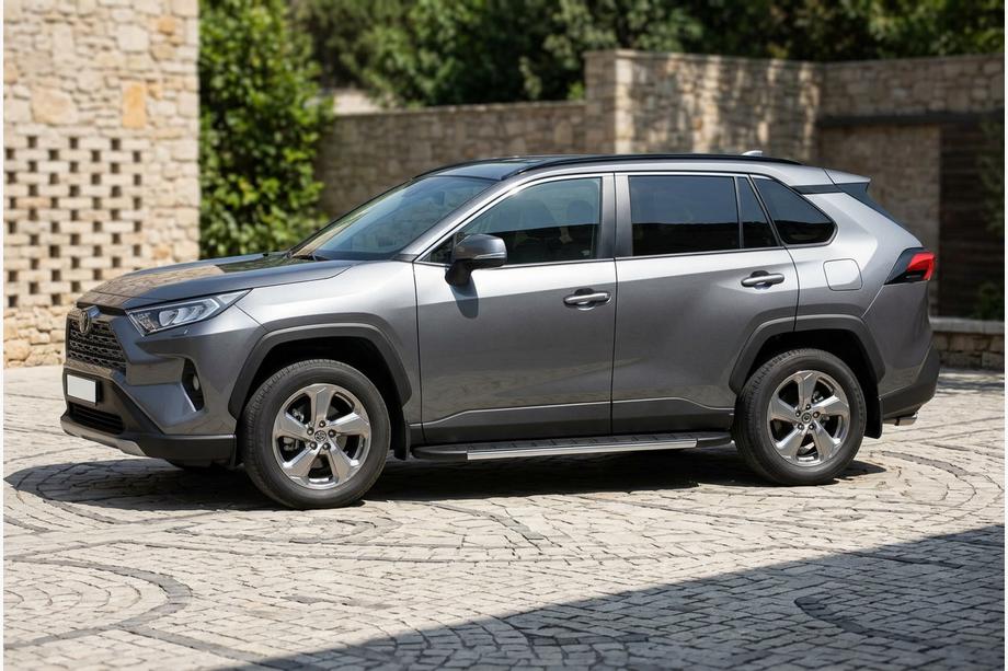 Toyota Rav 4 2019–2025 Bočné nášľapy Duru (2 ks, hliník) Image