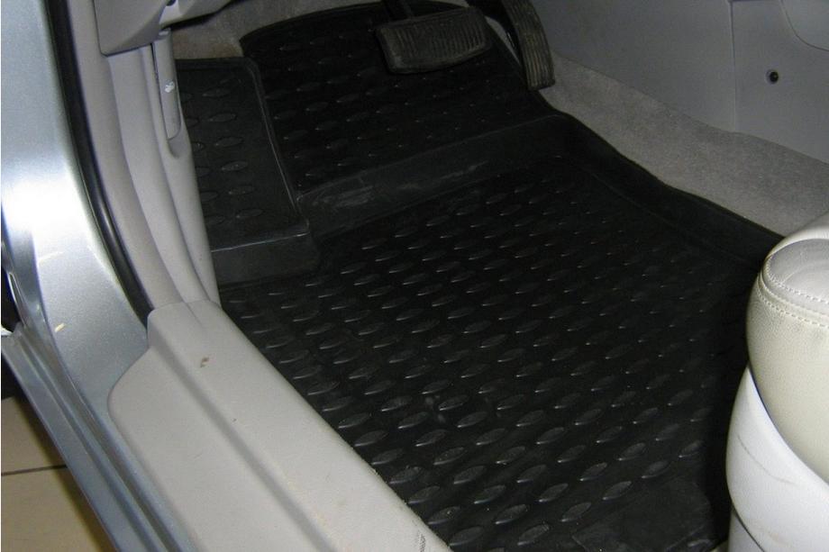 Hyundai Sonata NF 2004–2009 Gumené rohože do interiéru (4 ks, Novline) Varianta 2 Fotografia 2