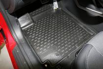 Hyundai Veloster 2011–2017 Gumové autokoberce do interiéru (4 ks, Novline) fotografia 2