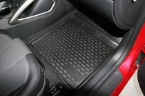 Hyundai Veloster 2011–2017 Gumové autokoberce do interiéru (4 ks, Novline) fotografia 3