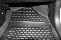 Kia Picanto 2011–2016 Gumové autokoberce do interiéru (4 ks, Novline) fotografia 4