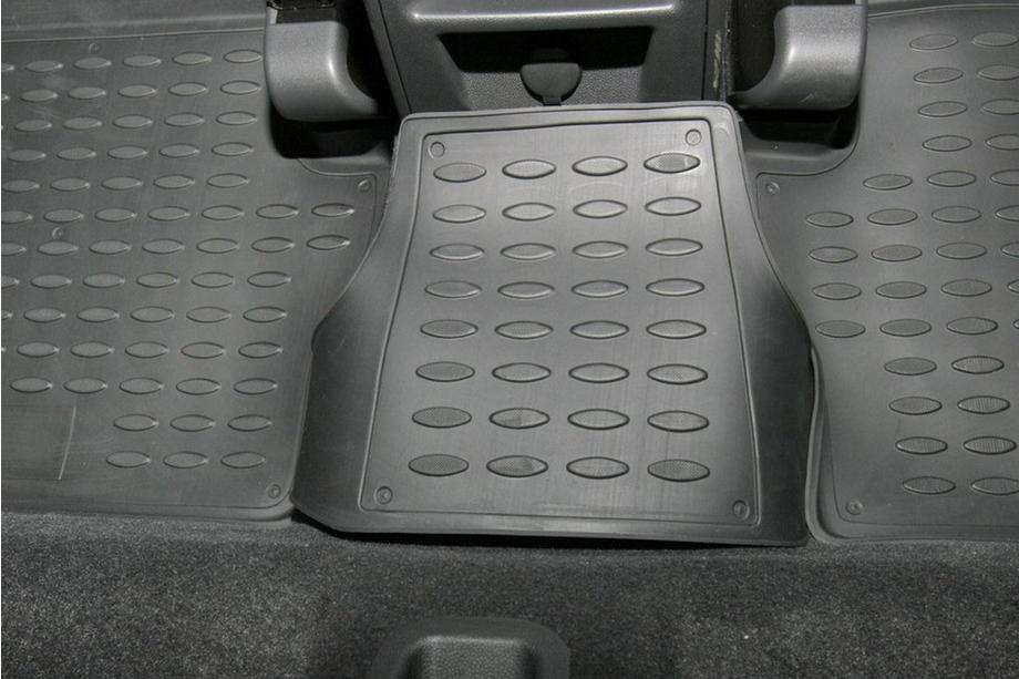 Opel Zafira B 2005–2011 Gumové autokoberce do interiéru (4 ks, Novline) Fotografia 4