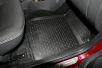 Renault Sandero 2007–2013 Gumové autokoberce do interiéru (4 ks, Novline) fotografia 3