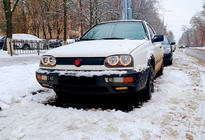 Volkswagen Golf 3 1991–2001 Zimná clona chladiča (mriežky) Lesklá fotografia 1