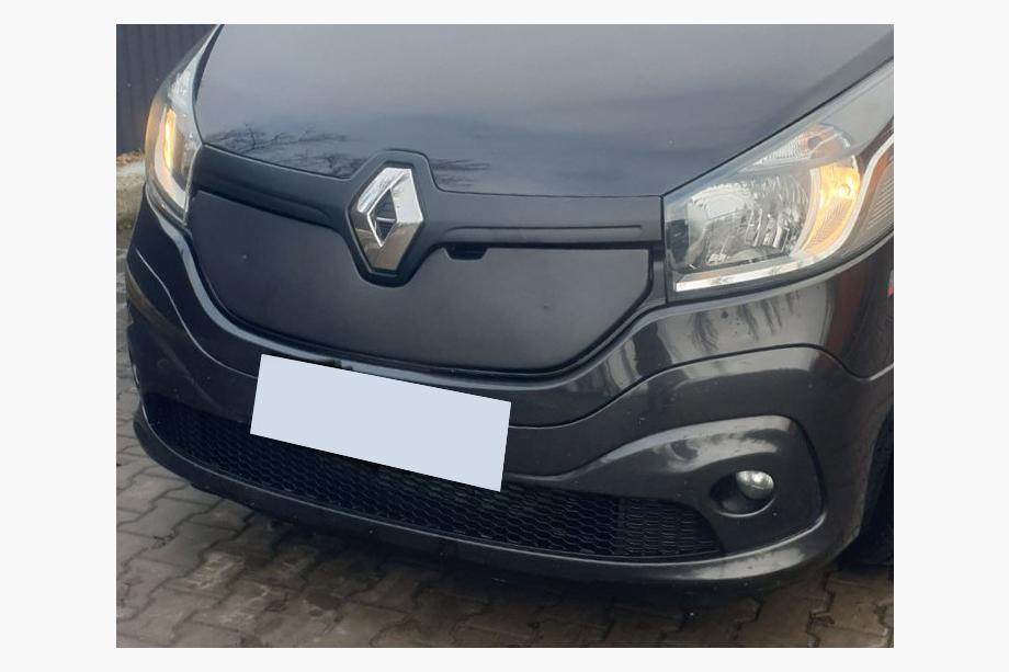 Renault Trafic 2015– Zimná clona na masku chladiča (2015-2020) Matná Fotografia 4
