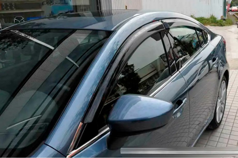 Mazda 6 2008–2012 Deflektory okien (4 ks, HIC) Image