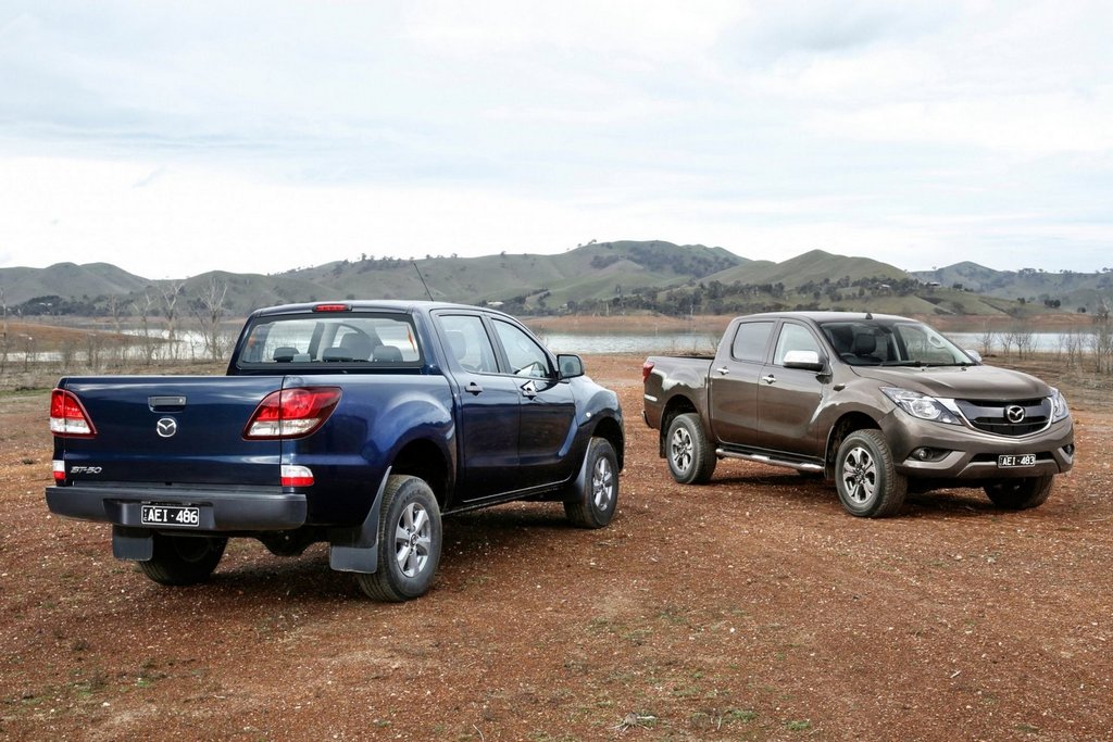 Stredne veľký rámový pick-up Mazda BT-50