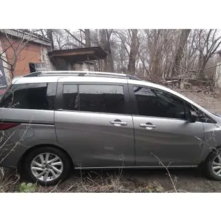 Hliníkové strešné lyžiny (chróm) Mazda 5 2010–2018 fotografia 4