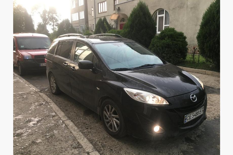 Mazda 5 2010–2018 Hliníkové strešné lyžiny (chróm) Fotografia 6
