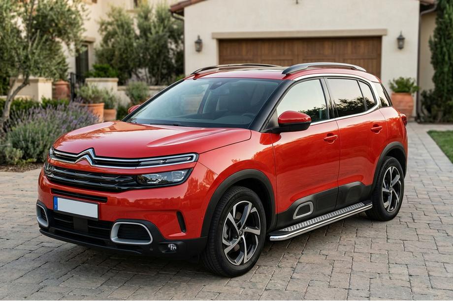 Citroen C5 Aircross 2017–2025 Bočné nášľapy Maydos V2 (2 ks, hliník/nerez) Image