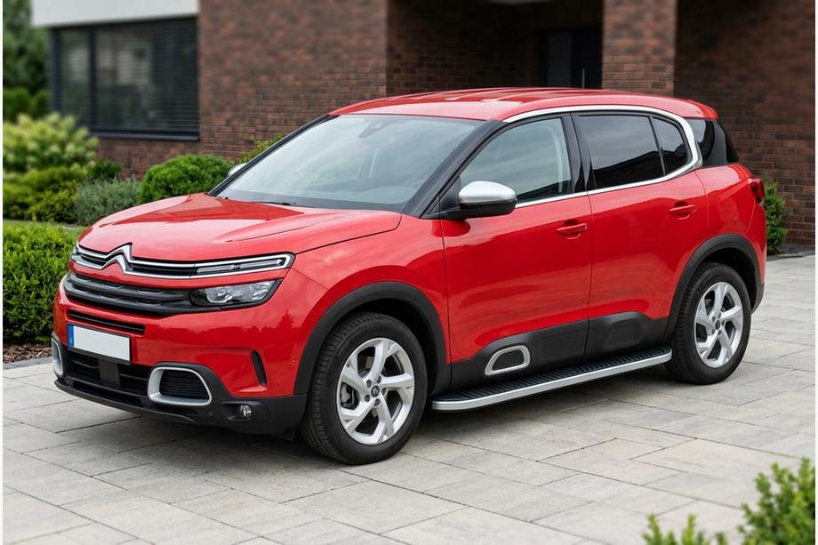 Citroen C5 Aircross 2017–2025 Bočné nášľapy Tayga Grey (2 ks, hliník) Image