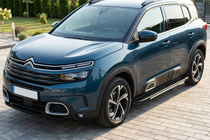 Citroen C5 Aircross 2017–2025 Bočné nášľapy Bosphore Grey (2 ks, hliník) fotografia 1
