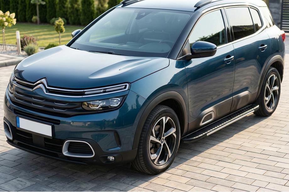 Citroen C5 Aircross 2017–2025 Bočné nášľapy Bosphore Grey (2 ks, hliník) Image