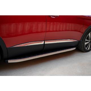 Dverné lišty (4 ks, nerez) Citroen C5 Aircross 2017–2025 fotografia 1