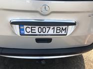 Mercedes Citan 2013–2021 Chrómová lišta nad ŠPZ (nerez) fotografia 2