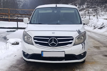 Mercedes Citan 2013–2021 Lišty na mriežku (5 ks, nerez) OmsaLine - talianska nehrdzavejuca ocel fotografia 2